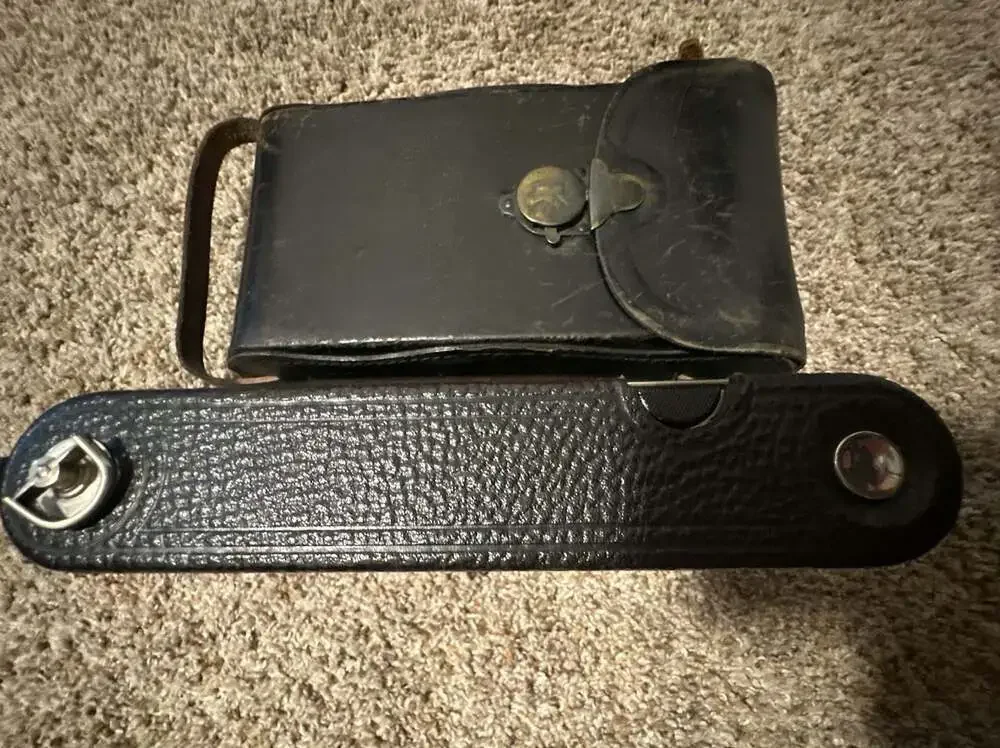 Vintage Kodak No. 2C Autographic Folding‎ Camera with Original Leather Case